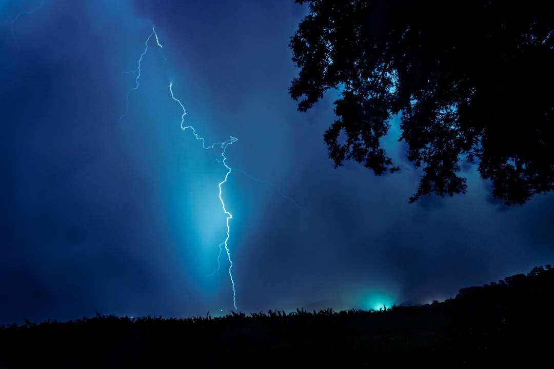 Céu estrelado sobre área rural brasileira com baixa poluição luminosa